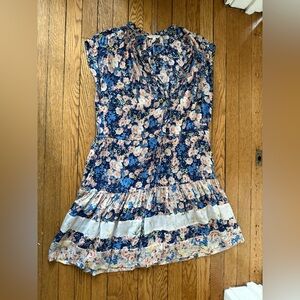 Rebecca Taylor GiGi Floral Shift Mini Dress - Size 8
